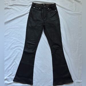 7 For All Mankind Black Flare Jeans